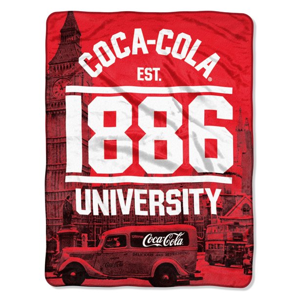 The CocaCola Company 'London' Throw Blanket