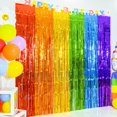 thumbnail image 4 of Cortinas con flecos Emourlych Rainbow Foil, paquete de 4 x 4, 4 of 7