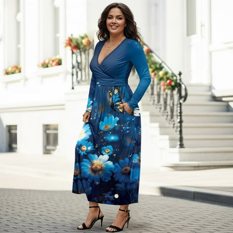 blue butterfly print dress CHIC BIRD Strapless Blue Black Satin Tulle Puffy Evening Gown – Alesia C main image 0