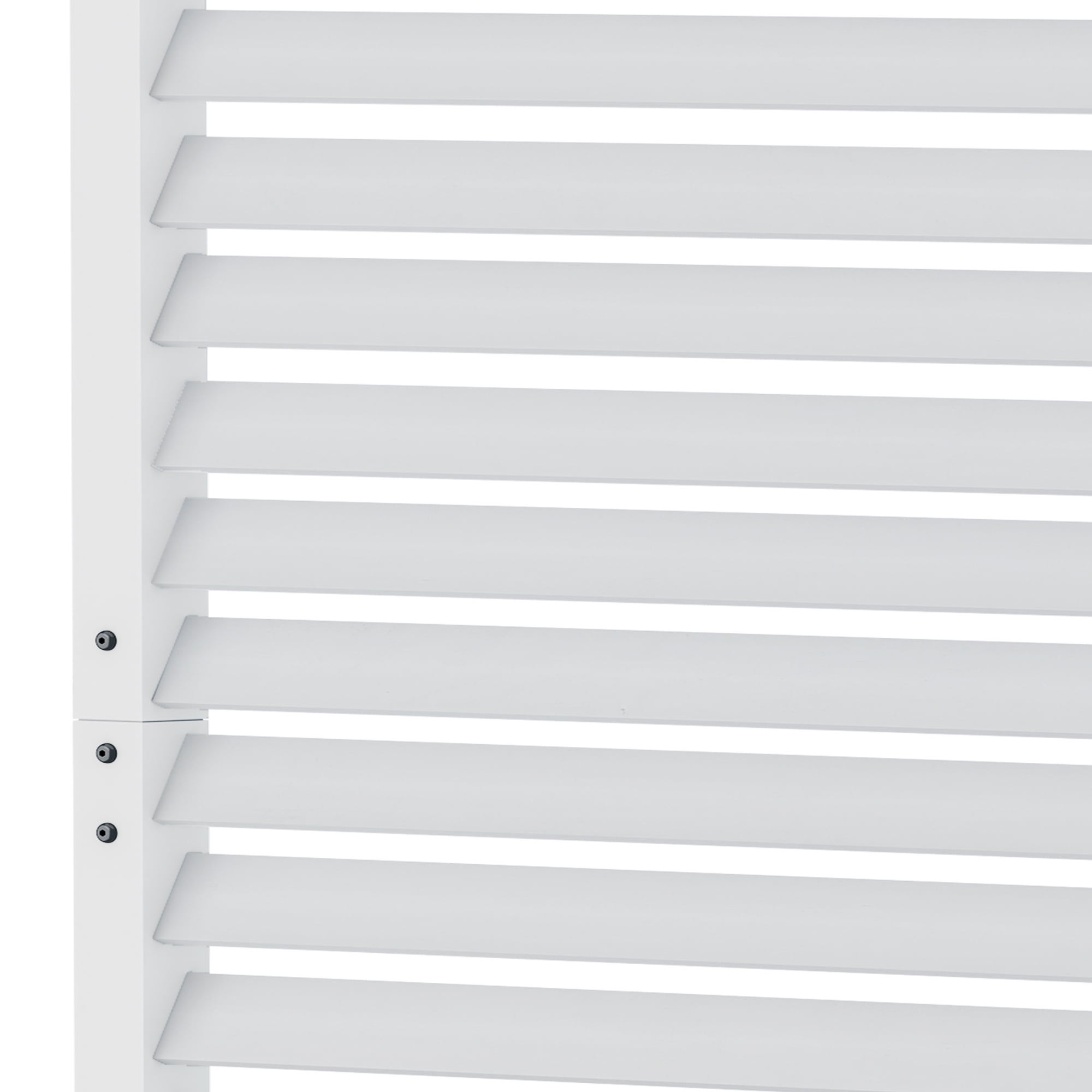 Uforic 1 Pcs Wood Privacy Fence Panel for AC Unit, Backyard, Patio Screen,  60"H x 38"W, White