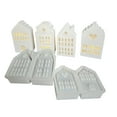 4 Grids House Shaped Tealight Holder Mold Flexible Silicone Atmospheres ...