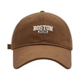 thumbnail image 1 of WEIYLL Baseball Caps for Men Retro Wide Letter Embroidered Shade Personality Fashionduck Visors Hat, 1 of 2