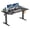 Black 48 x24, variant on Electric Standing Desk 40x24 inch, Height Adjustable Sit-Stand Desk, Ergonomic Computer Table for Home Office, Quiet Motor, Memory Settings