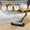 thumbnail image 4 of WAA 3-in-1 Rechargeable Stick Vacuum Strong Suction with Self-Collecting Dust Bin,Upright Vacuum for Home,Pet Hair,Hardwood & Carpets(Pink), 4 of 8