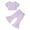 Purple, variant on Bagilaanoe 2pcs Toddler Baby Girl Summer Pants Set Short Sleeve T-Shirt Tops + Flower Print Flare Trousers 12M 18M 24M 3T 4T 5T Kids Casual Clothes