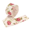 thumbnail image 4 of Jute Rustique, Ruban de Jute Imprimé Fleur de Rose DIY Imprimé DIY Ceinture Performance Éprouvée, 4 of 14