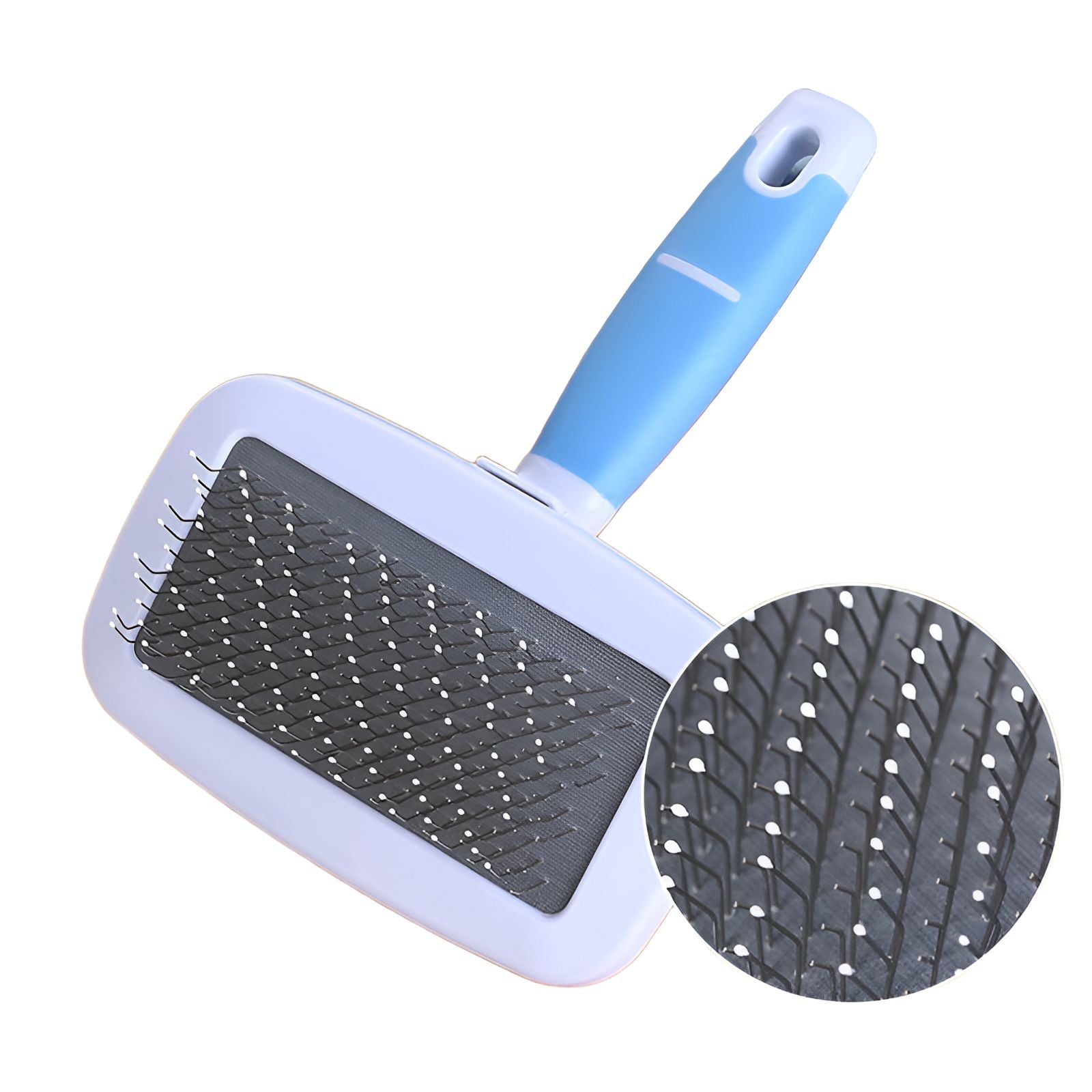 Lil Pals Soft Grooming Slicker Brush for Doggy Hair Shedding