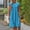 Sky Blue, variant on Women Solid Dress Short Sleeve Fold Loose Round Neck Mini Dress Holiday Dress Dresses for Women Flare Midi Dress Swing Dress with Pockets Dress Women Long Sleeve Womens Casual Dresses Petite Summer
