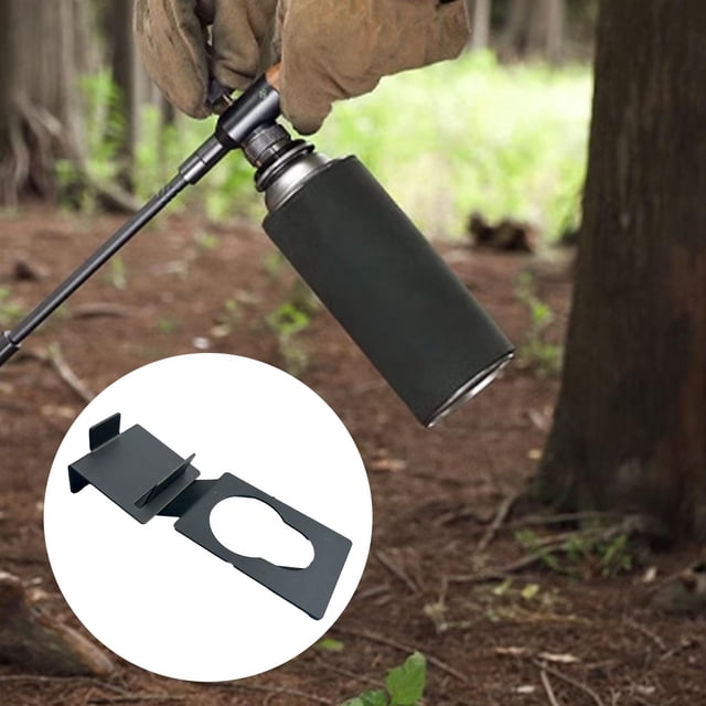 Estufa de campamento propano gancho de gase de gas de gas, quemador de cilindro de combustible de propano Hebilla de 2 piezas