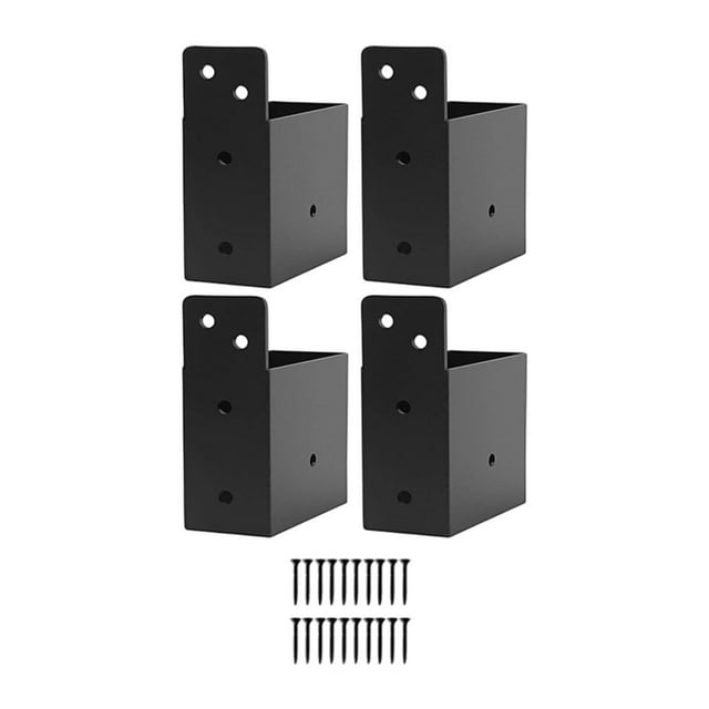 Elodie 4 Pieces Pergola Brackets Deck Railing Brackets for 2x4 Posts Sunroom Gazebo