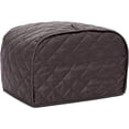 thumbnail image 1 of Toaster Appliance Cover Polyester Bread Toaster Cover Bakeware Protector Dust and Fingerprint Protection Two/Four Slices (2 Slice, Coffee), 1 of 2