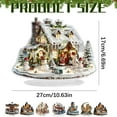 thumbnail image 3 of Christmas Teapot House Table 2D Acrylic Christmas House Tabletop Ornaments With Base, Festive Acrylic Holiday Decor For Home Table, Fireplace Mantle, Office Desk, Xmas Village Display, 3 of 9