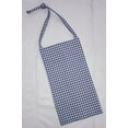 thumbnail image 2 of Navy Blue & White Checked Gingham Grocery Plastic Shopping Bag Holder by Penny's Needful Things, 2 of 2