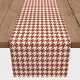 thumbnail image 3 of Creative Products Houndstooth Rust 16x72 Poly Twill Table Runner, 3 of 3