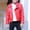 Red, variant on ATOGUTA Jackets for Girls for Kids Motorcycle Biker Leather Jackets Red, Size 3T-13
