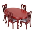 thumbnail image 3 of Muebles en miniatura, juego de mesa y sillas para casa de muñecas, muebles de cocina para casa de muñecas, juego de mesa y sillas, integración perfecta, 3 of 9
