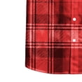 thumbnail image 3 of Men's Plaid Printed Long Sleeve Shirt Business Casual Button Down Turndown Collar Shirts Fashion Slim Fit Dress Shirts for Men, 3 of 8