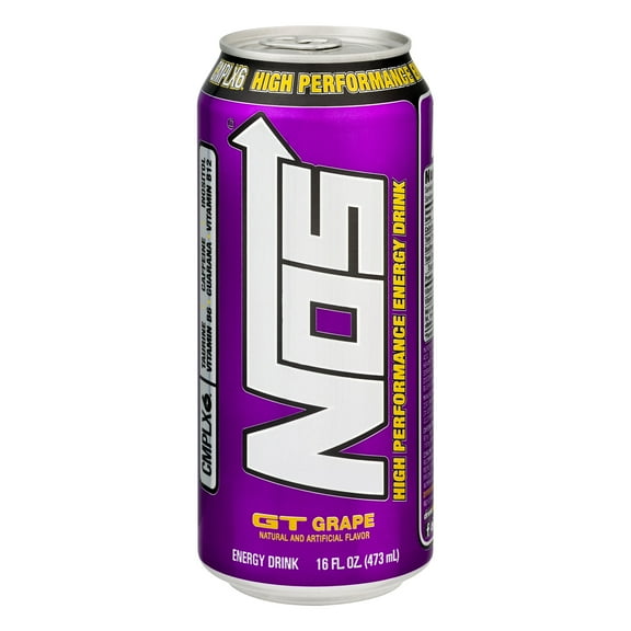 NOS High Performance Energy Drink, Grape, 16 fl oz