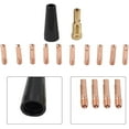thumbnail image 3 of Gamvdout Welding Gasless Flux Torch Nozzle Tips Copper For HD Wire Feed Welder 12Pcs, 3 of 6