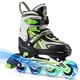thumbnail image 1 of Patines en línea Gonex Green S para niñas y niños con ruedas iluminadas, 1 of 8