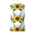 thumbnail image 3 of Gaeub Sunflowers (2) Men's Mesh Basketball Jersey, Quick-Drying Sleeveless Top S-4XL, Loose Muscle Tank Top -4X-Large, 3 of 9
