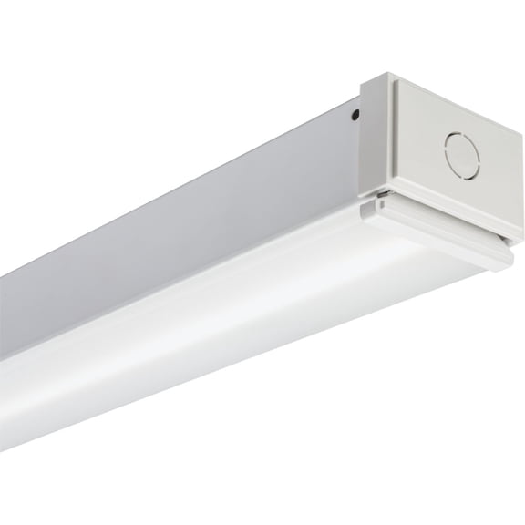 Lithonia Lighting L48 3000LM FDL MVOLT 50K 80CRI WH CLX LED 48 Inch Strip Light, 3000 Lumens, Lens, 5000K, 22W, Flat Diffuser CA3