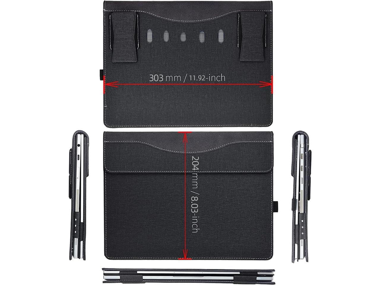 Laptop Cover for Samsung Galaxy Book 2 360 |Book 2 Pro 360|Book 2 pro 360 | Book 3 360|Chromebook 13 XE930QCA/Book Flex 13.3 NP930QCG PU Detachable Case