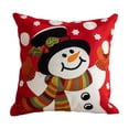 thumbnail image 1 of SDNall Outdoor Christmas Decorations, Christmas Pillowcase Christmas Tree and Christmas Snowflake Embroidery Pillowcase About 18 X 18 Inches Suitable for Christmas Decoration Home Decoration, 1 of 6