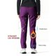 thumbnail image 2 of Pantalones de senderismo tectop para mujer, con forro polar, impermeables, PW7610-W, 2 of 6