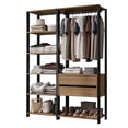 thumbnail image 2 of Ropero Closet Guardarropas Madesa Valencia 129cm Marrón 01, 2 of 10
