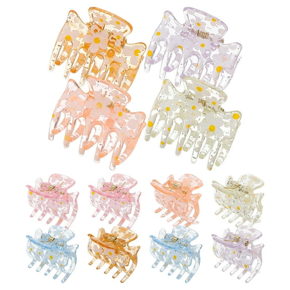 BESTYASH 12pcs Plastic Jaw Hair Clips for Women, Decorative Hair Accessories Perfect for Weddings and Everyday Styling