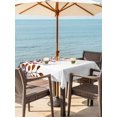 thumbnail image 3 of Outdoor Tablecloths with Umbrella Hole & Zipper, Brown Eucalyptus Leaves 54x54 Inch Square Tablecloths, Summer Botanical Watercolor Leaf Waterproof Table Cloth, Patio/Pool/Picnic Table Covers, 3 of 8