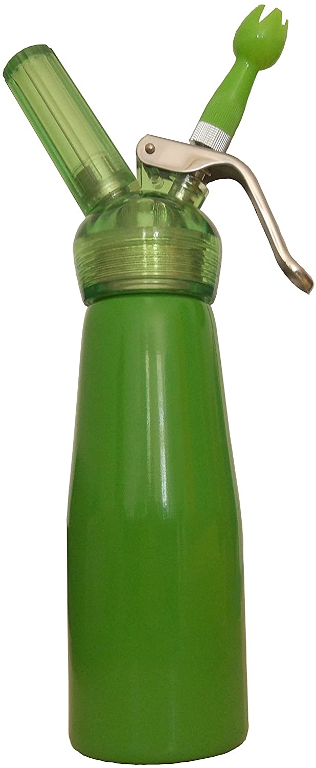 Professional N2O Aluminum Whipped Cream Dispenser with Nozzles and