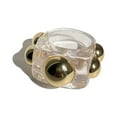 thumbnail image 1 of Guardurnaity Anillos gruesos para mujer: estilo con estos anillos de moda Anillos de moda dorados Accesorios Anillos de mujer Ropa, zapatos y accesorios Miscelánea transparente, 1 of 6