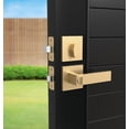 thumbnail image 2 of Mega Handles | Robell Entry Lever and Deadbolt Combo | Satin Brass, 2 of 3