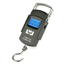 Fish Scale 110lb/50kg Luggage Scale with Backlit LCD Display Digital Fishing Scale Portable Hanging Scale Suitcase Scale