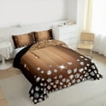 thumbnail image 3 of Feelyou Chic Princess Fashion Full Size Comforter Sets, Glitter Sequin Print Bedding Comforter Set, Teen Adult Girl Female Reversible Bedding Sets, Microfiber Bedroom Decor, 3pcs, 3 of 8