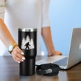 thumbnail image 3 of 30 oz Bigfoot Gifts Sasquatch Tumbler Big Foot Camping Gift for Women and Men Stainless Steel Travel Cup Mug Water Bottle, 3 of 6