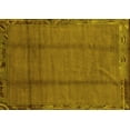 thumbnail image 1 of Ahgly Company Indoor Rectangle Abstract Yellow Modern Area Rugs, 7' x 9', 1 of 4