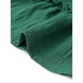 thumbnail image 5 of Agnes Orinda Women's Plus Size St. Patrick's Day Tops Layered Hem Crew Neck Short Sleeve Shirts Flowy Summer Casual Blouse 2X Green, 5 of 6