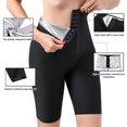 thumbnail image 3 of POP CLOSETS High Waisted Tummy Control Leggings Sauna Shaper Sweat Thermo Weight Loss Compression Pants, 3 of 7