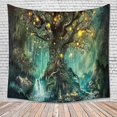 thumbnail image 4 of Tree of Life Wall Hanging,Psychedelic Tapestry,Wall Tapestry Decoration, 4 of 5