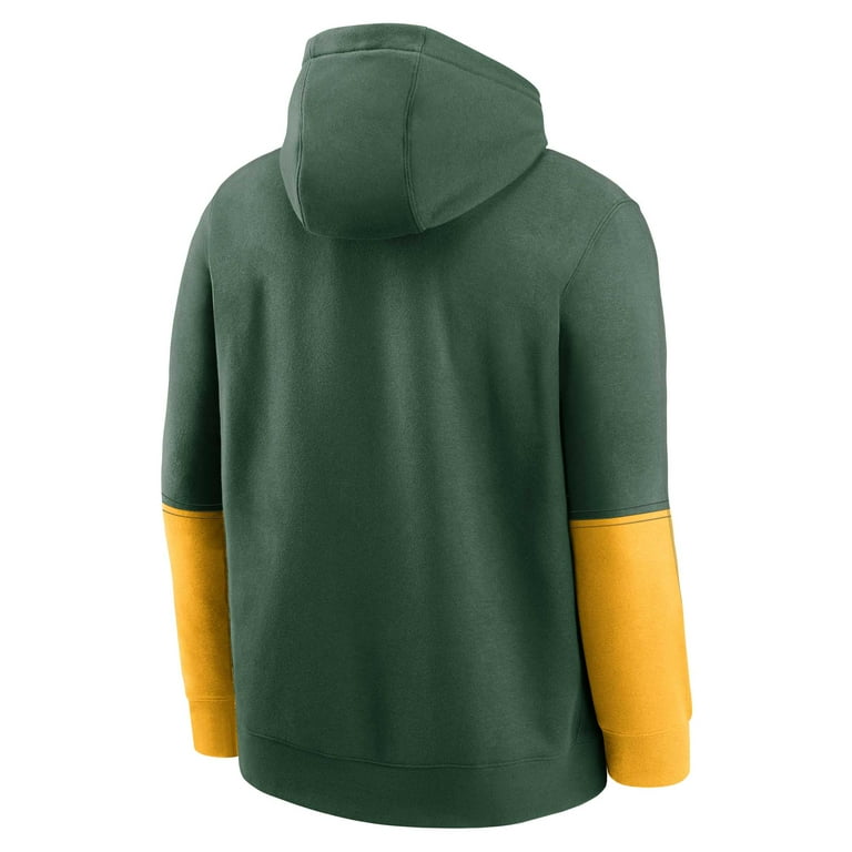 Men's Nike Green Baylor Bears 2024 Sideline Club Fleece Pullover