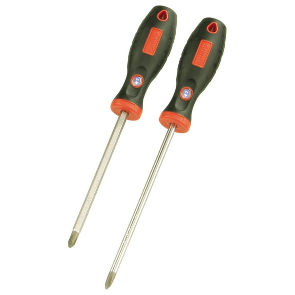Genius Tools PH.2 Phillips Screwdriver w/Soft Handle, 225mmL - 506 1802