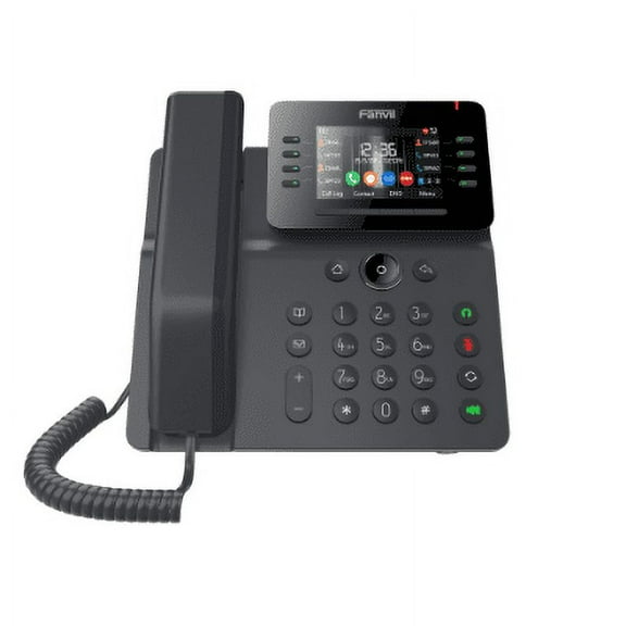 Fanvil V64 Prime Business Phone 12 SIP Lines HD Voice PoE and Dual Gigabit Ports