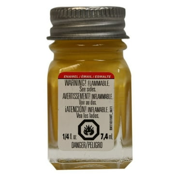 Testors Enamel Paint, .25 oz., Yellow