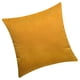 thumbnail image 3 of Funda de almohada cuadrada de terciopelo con forma de almohada, funda de almohada decorativa para sofá de color sólido, amarillo anaranjado kenally HA003042-10, 3 of 6