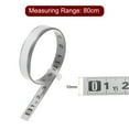 thumbnail image 2 of Adhesive Tape Measure 80cm Left to Right Read Sticky Steel Ruler Tape Silver Tone, 2 of 6