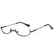 thumbnail image 2 of SPRING PARK Fashionable Half Frame Crystal Sunglasses UV Alloy Rhinestone Sunglasses Glasses Lens, 2 of 8