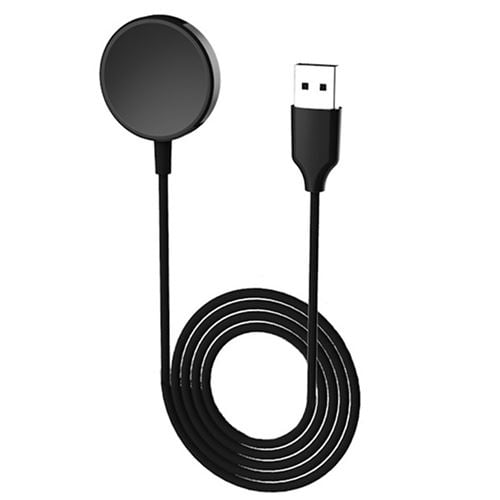 Cargador inalámbrico Qi compatible con Samsung Galaxy Watch Active - Negro